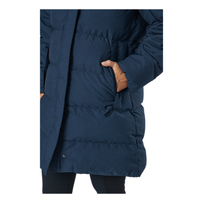 W Blossom Puffy Parka Navy