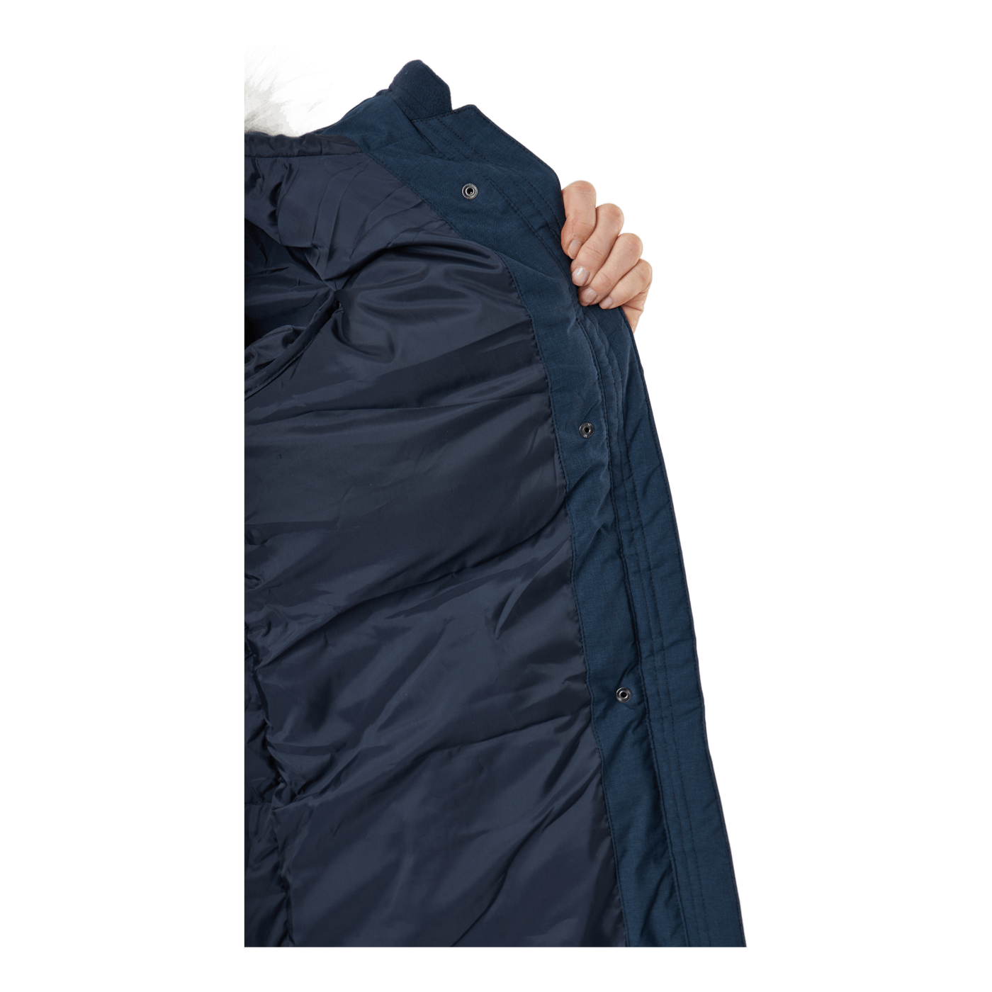 W Blossom Puffy Parka Navy