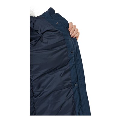 W Blossom Puffy Parka Navy