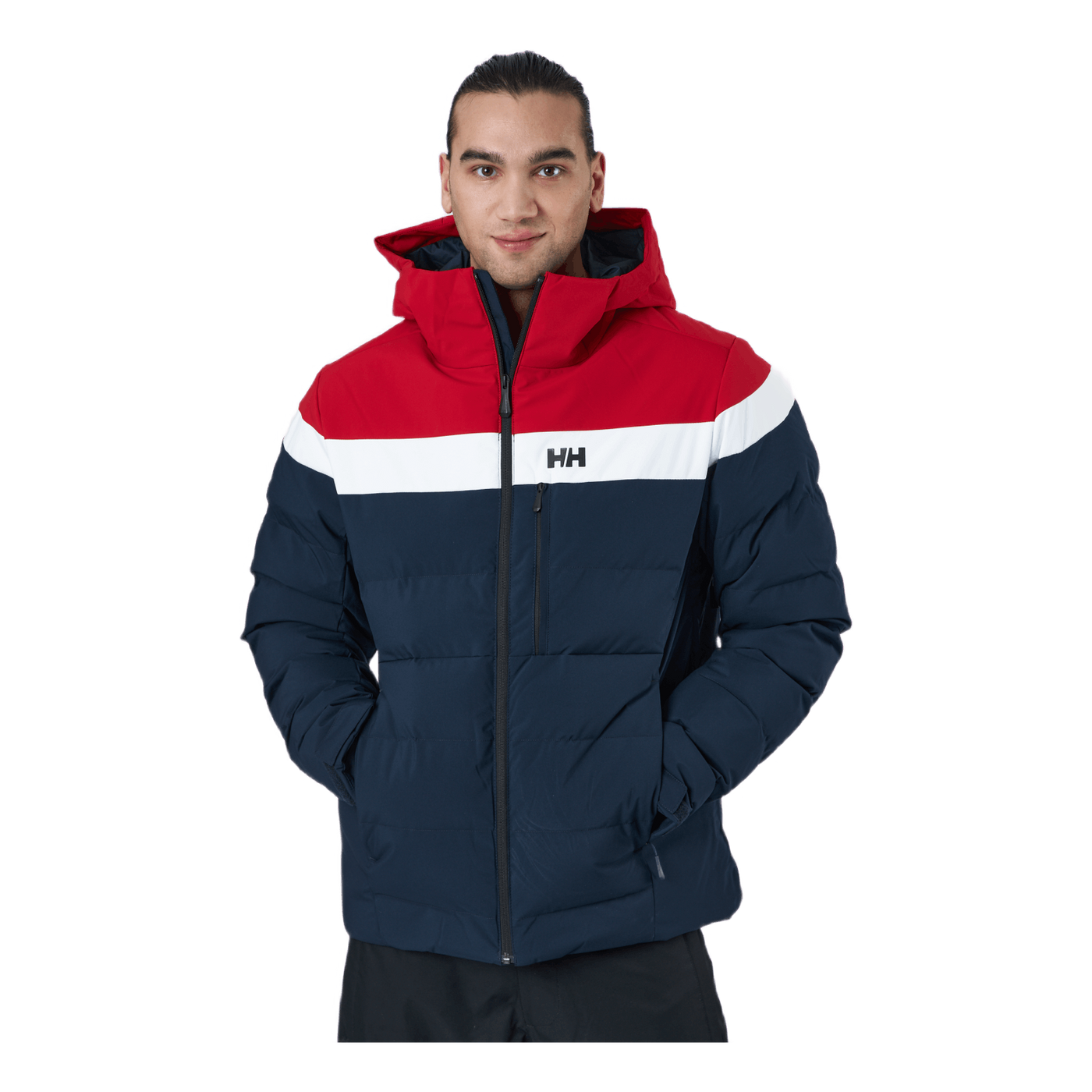 Bossanova Puffy Jacket Navy Red White