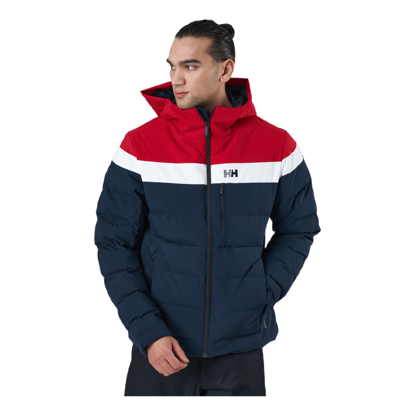 Bossanova Puffy Jacket Navy Red White