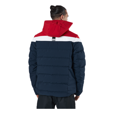 Bossanova Puffy Jacket Navy Red White