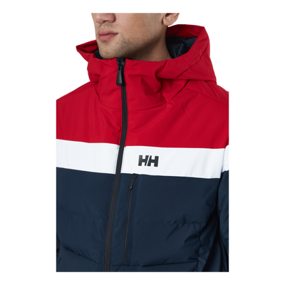 Bossanova Puffy Jacket Navy Red White