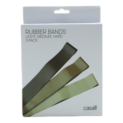 Rubber Bands 3pack Green Mix