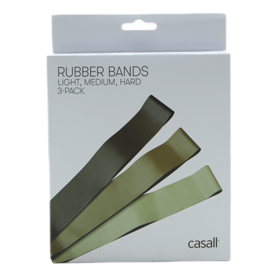 Rubber Bands 3pack Green Mix