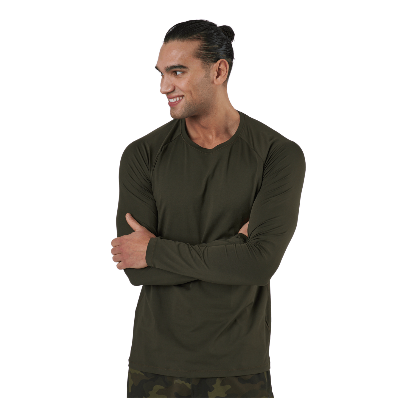 M Structured Longsleeve Forest Green