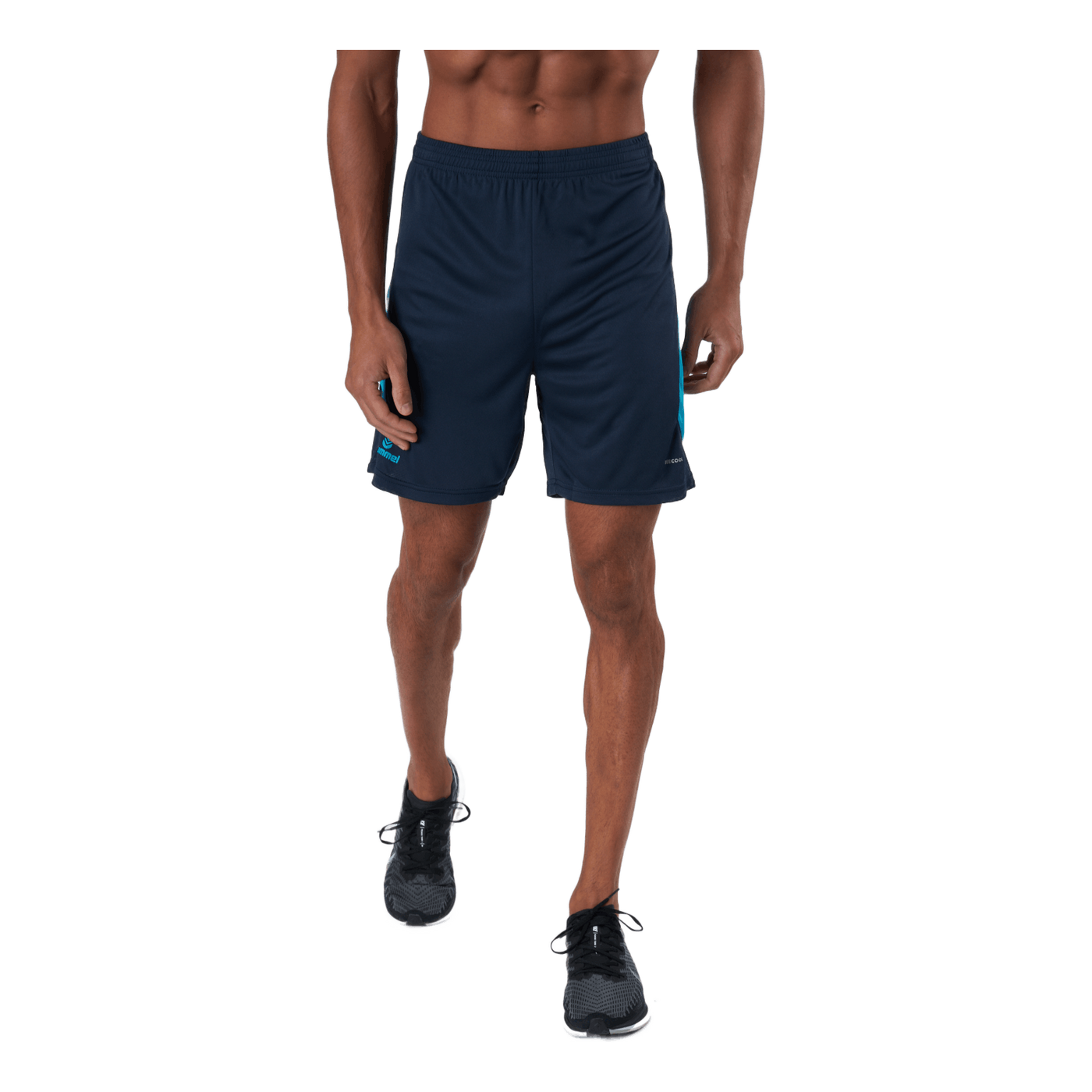 Hmlaction Poly Shorts Black Iris/atomic Blue