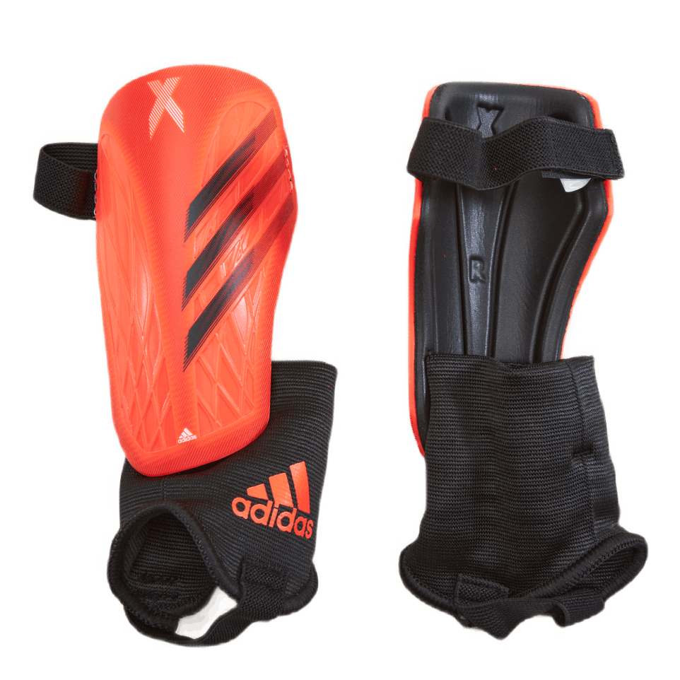 X Shinguard Match Junior Solar Red / White / Solar Yellow / Black