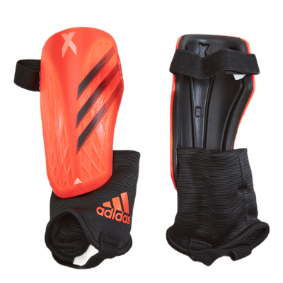 X Shinguard Match Junior Solar Red / White / Solar Yellow / Black