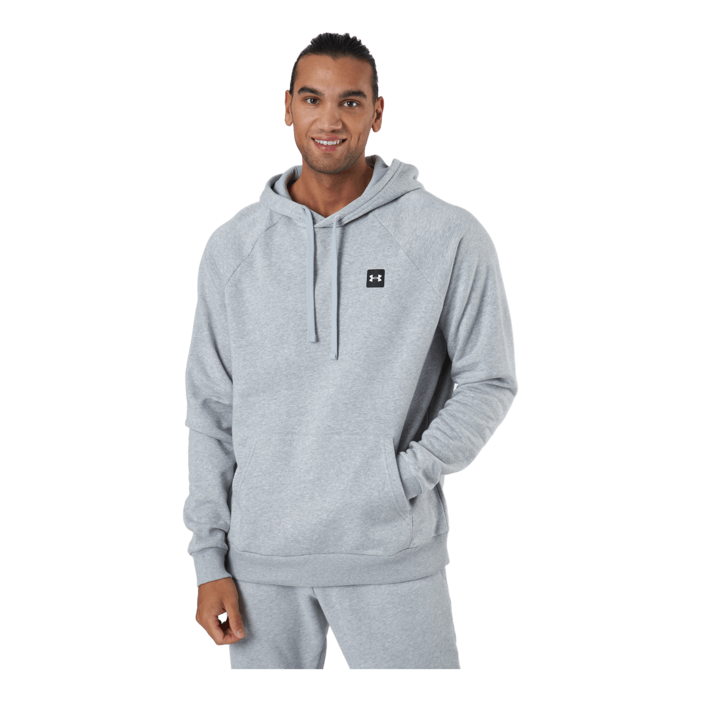 Ua Rival Fleece Hoodie Mod Gray Light Heather