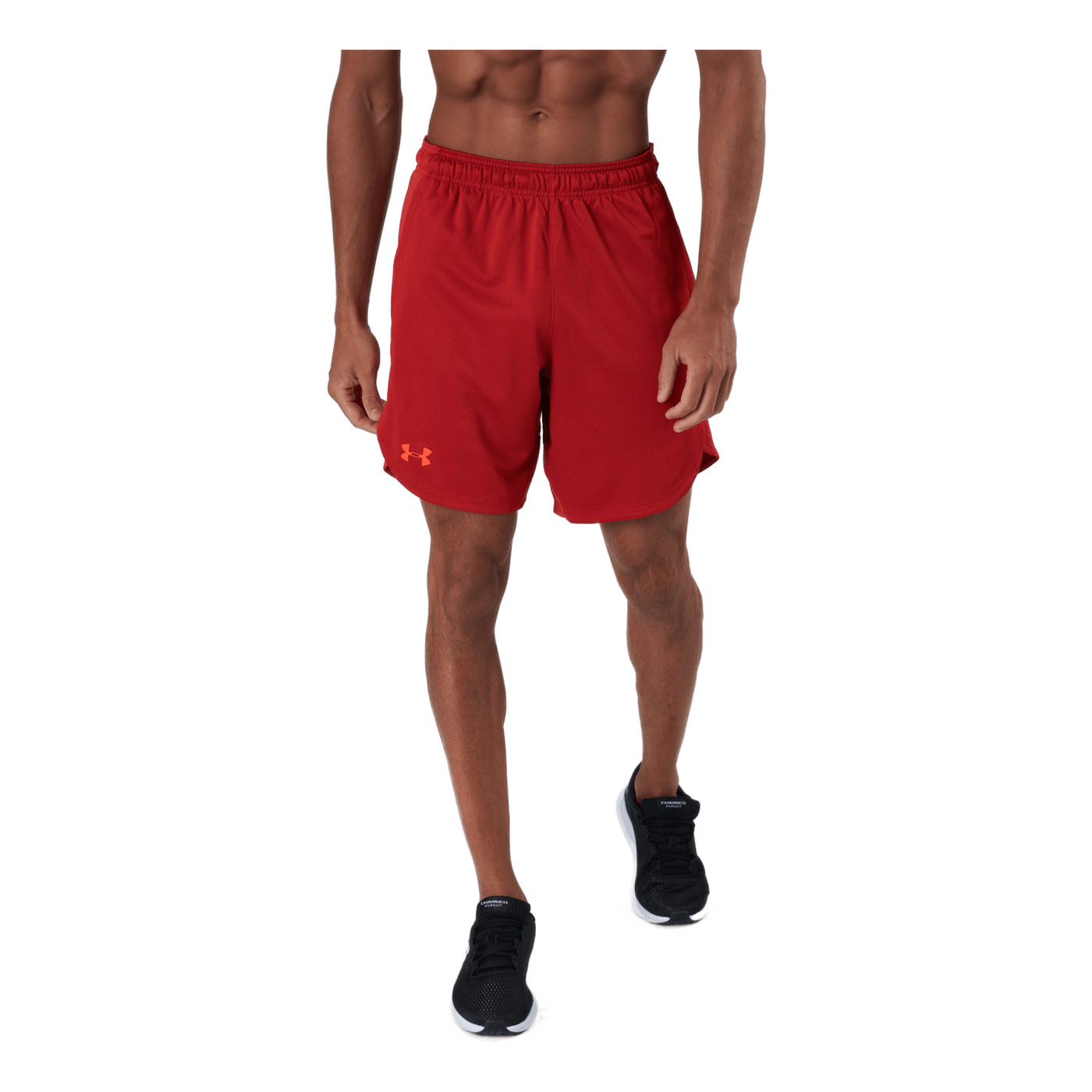 Ua Knit Training Shorts Radiant Red