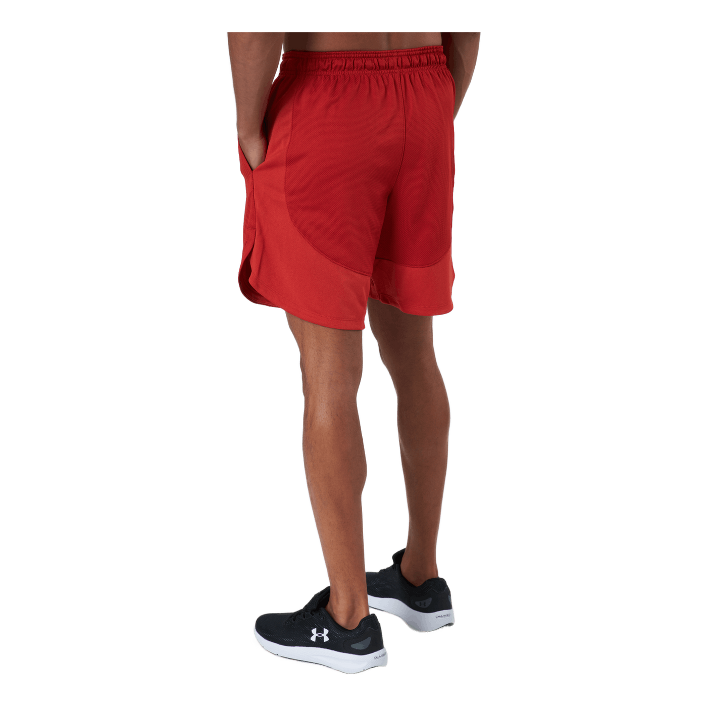 Ua Knit Training Shorts Radiant Red