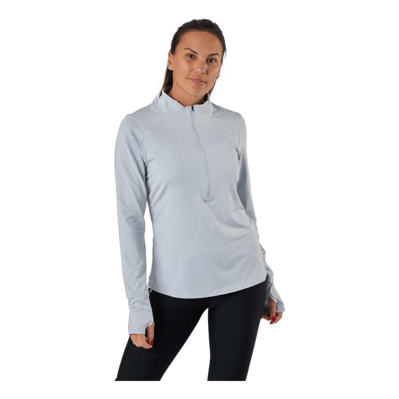 Ua Qualifier Run 2.0 1/2 Zip Halo Gray