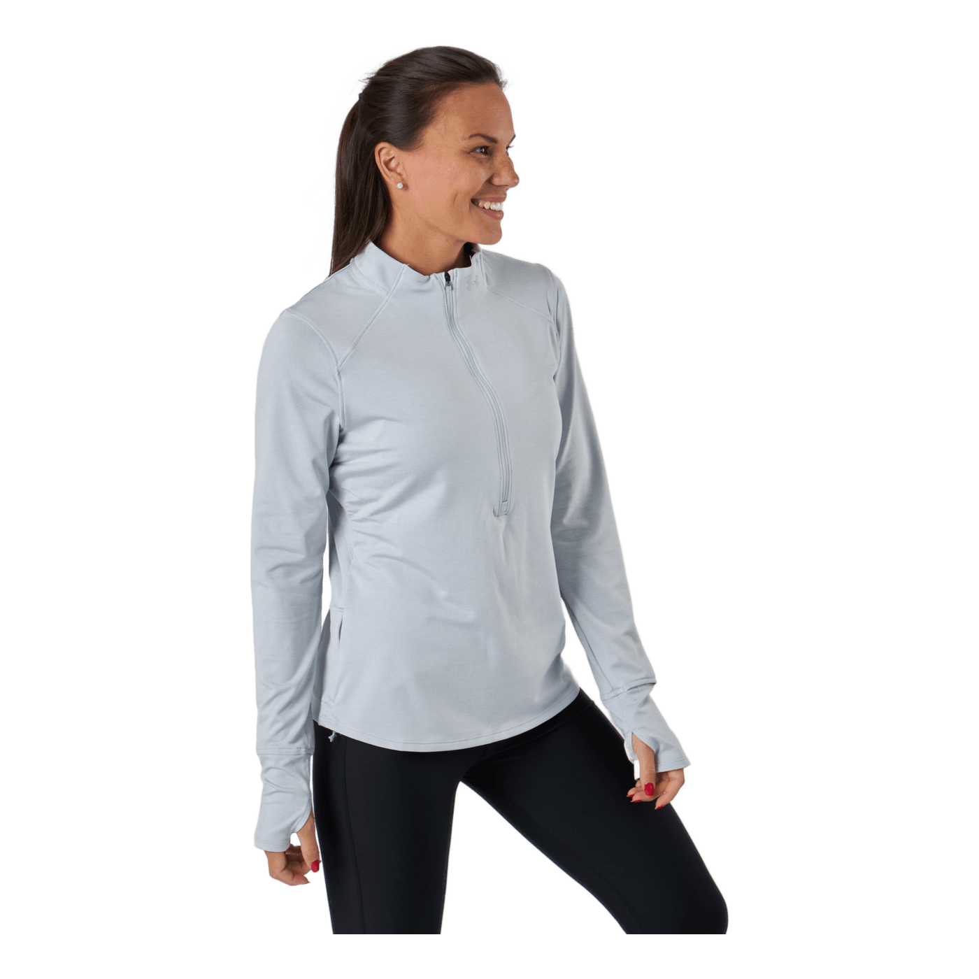 Ua Qualifier Run 2.0 1/2 Zip Halo Gray