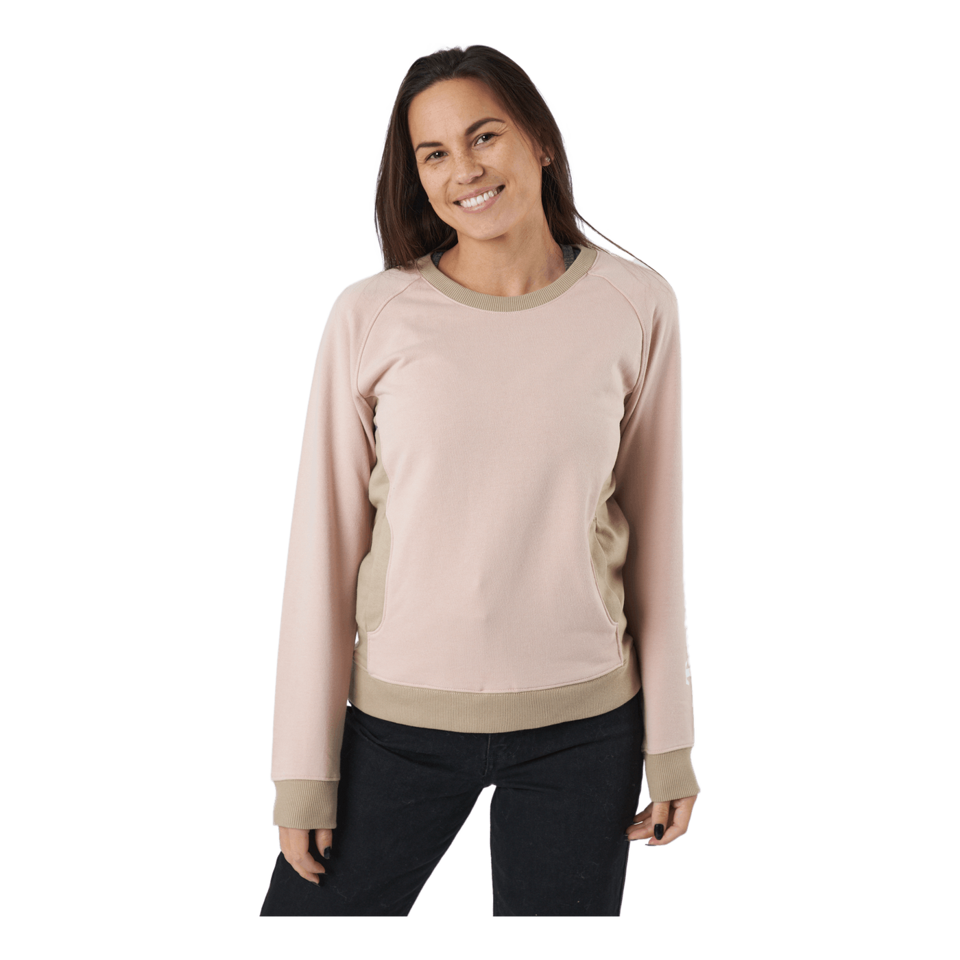 Linear Logo Sleeve Crew Cameo Rose