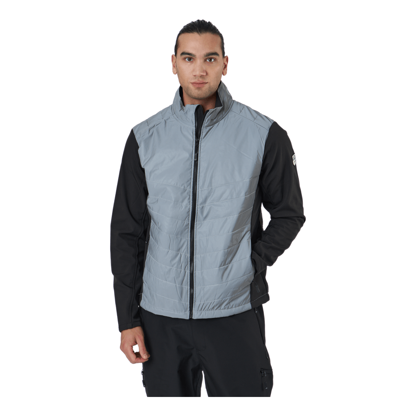 Glow Jacket Reflective Silver