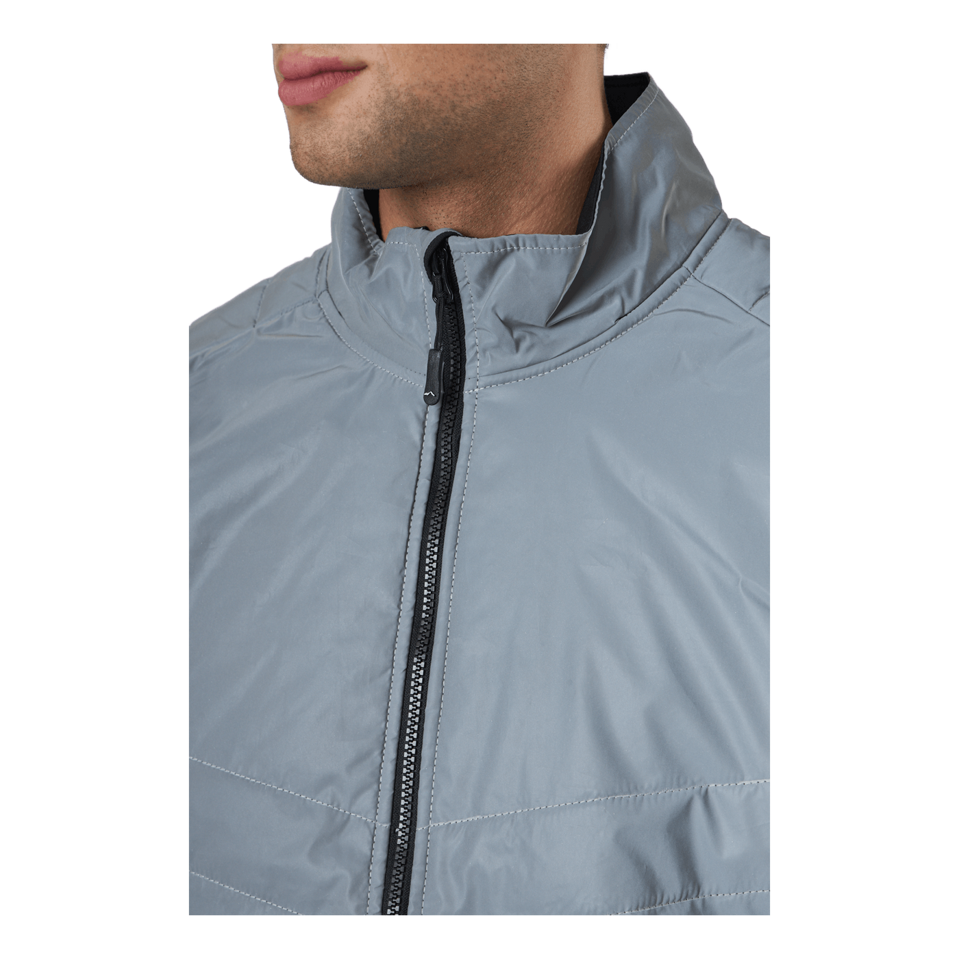 Glow Jacket Reflective Silver