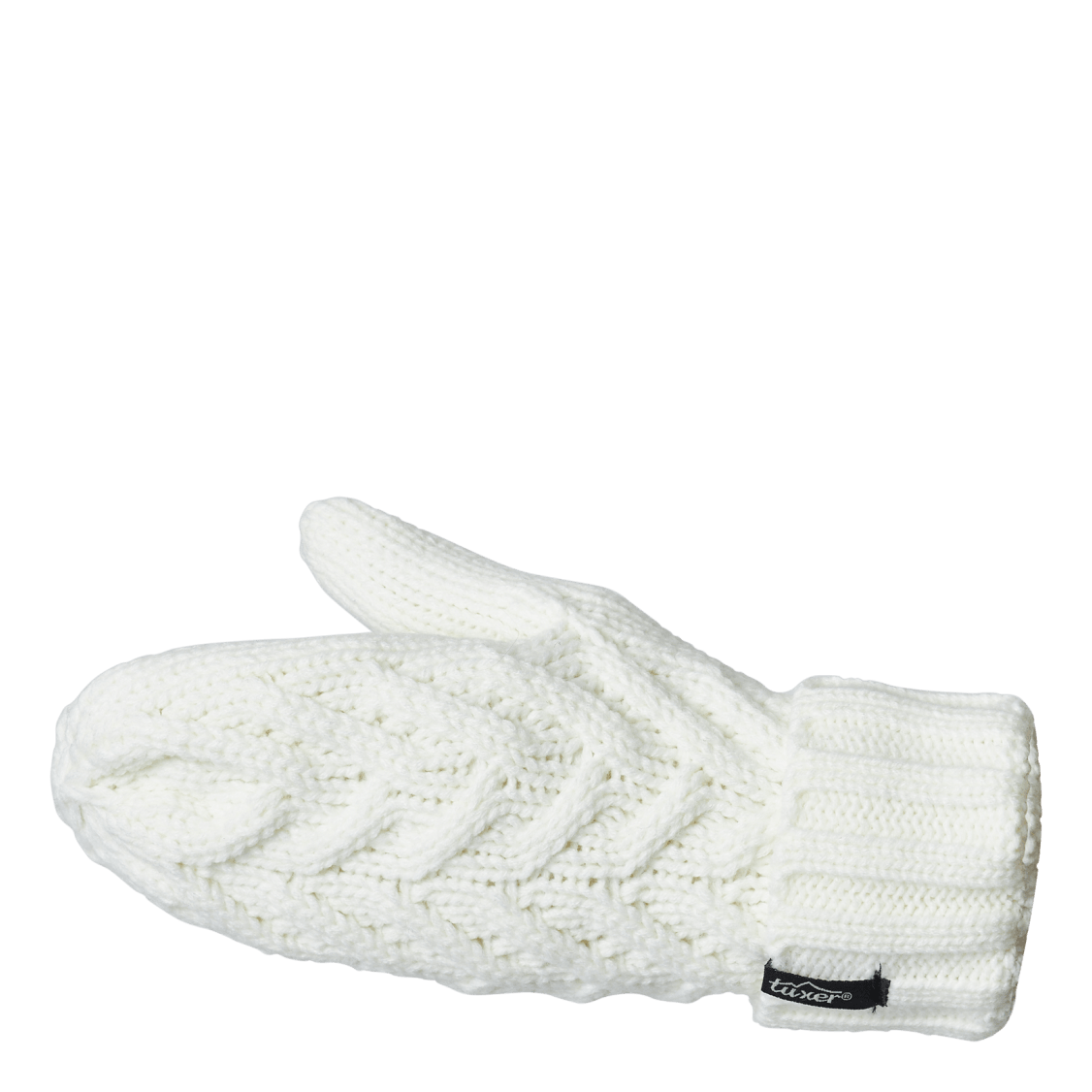 Knot Mittens Offwhite