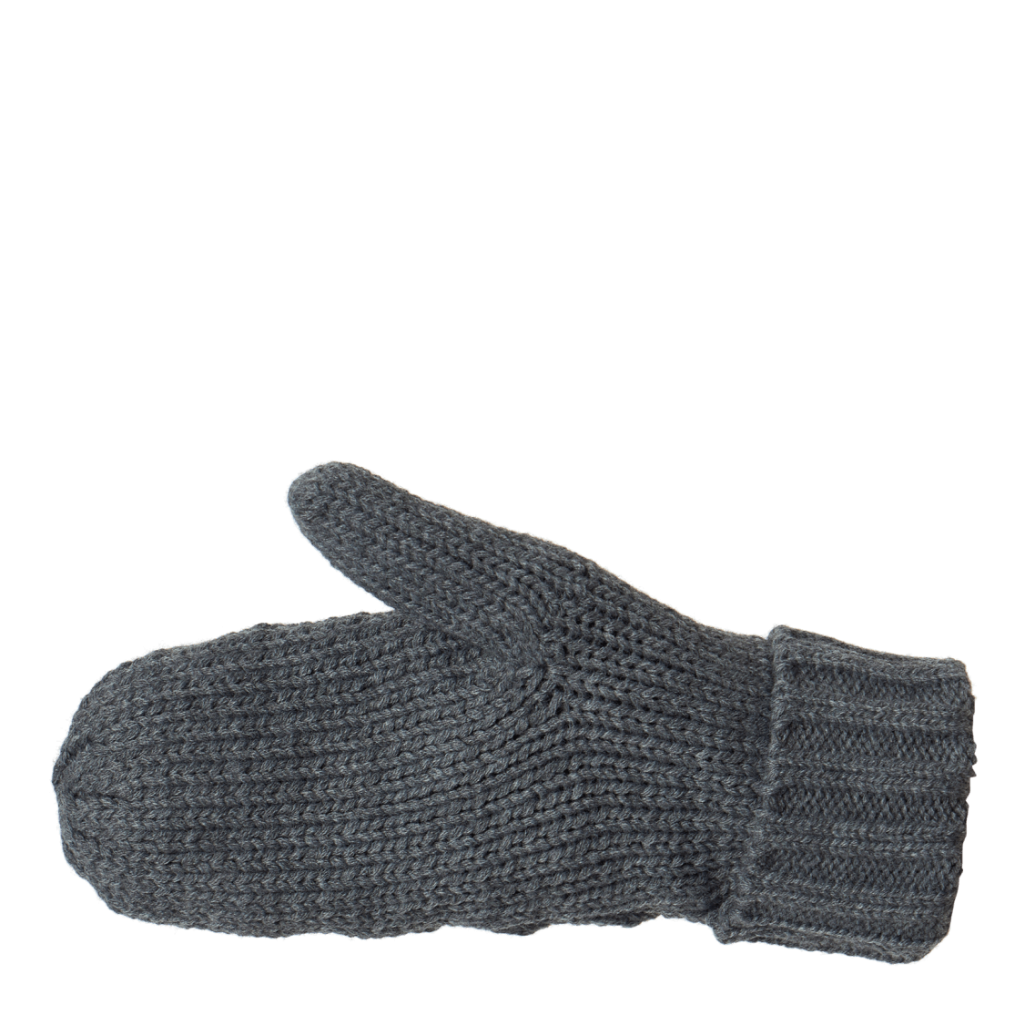 Knot Mittens Grey Melange