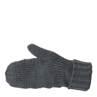 Knot Mittens Grey Melange