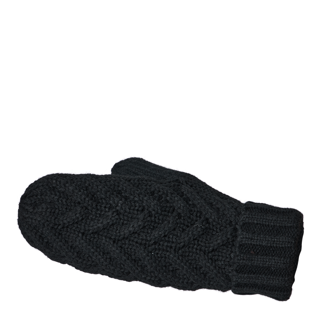 Knot Mittens Black