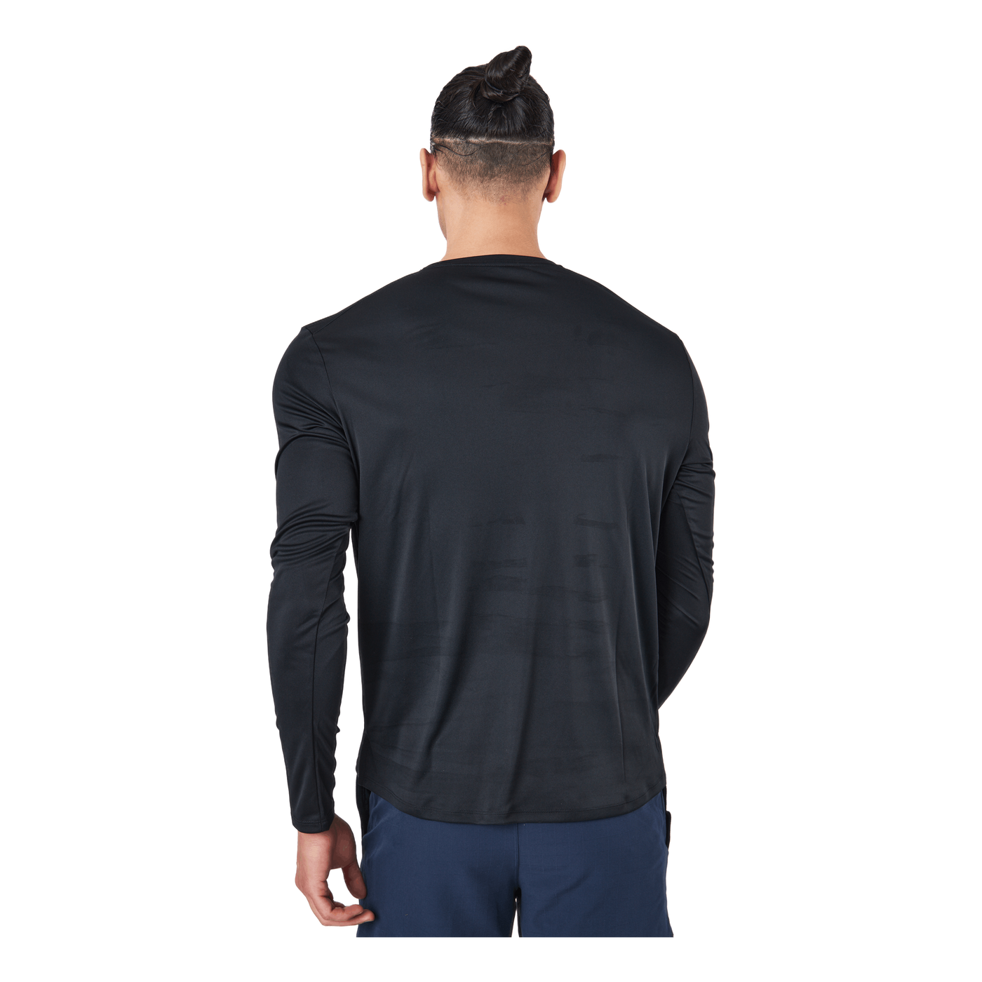 Dri-FIT Miler Men's Long-Sleeve Running Top BLACK/REFLECTIVE SILV