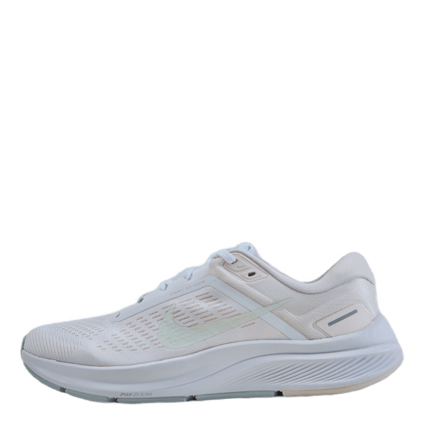 Air Zoom Structure 24 Women's  White/barely Green-light Soft