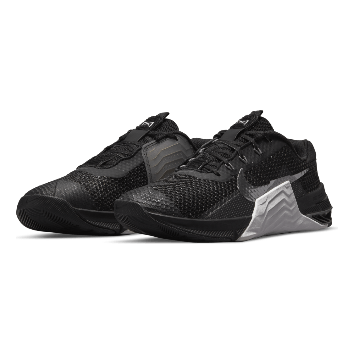 W Metcon 7 Black/mtlc Dark Grey-white-smo