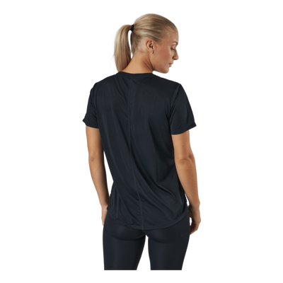 Dri-FIT One Women's Standard Fit Short-Sleeve Top BLACK/WHITE