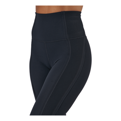 Yoga Luxe Dri-fit Women's 7/8  Black/dk Smoke Grey