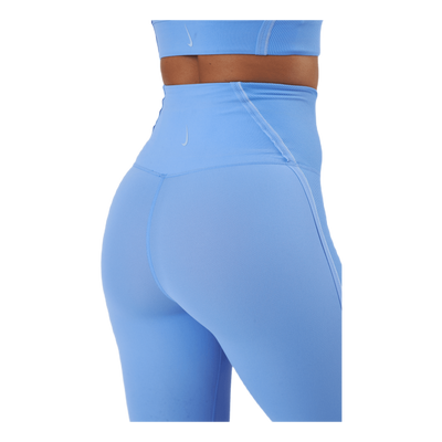 Yoga Luxe Dri-fit Women's 7/8  Royal Pulse/aluminum