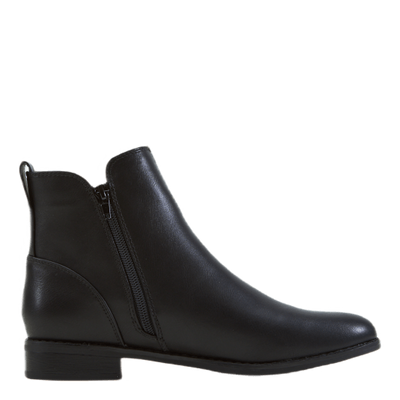 Onlbobby-22 Pu Zip Boot Black