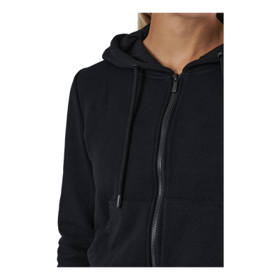 Onlfeel Life L/s Zip Hood Swt Black