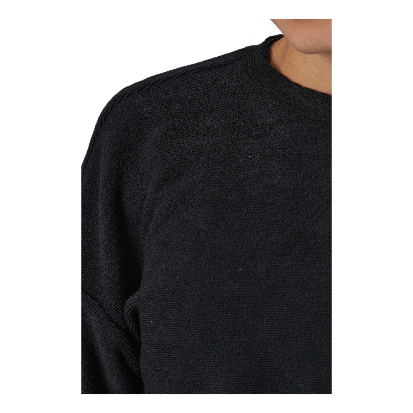 Onljenka L/s O-neck Smock Top  Black