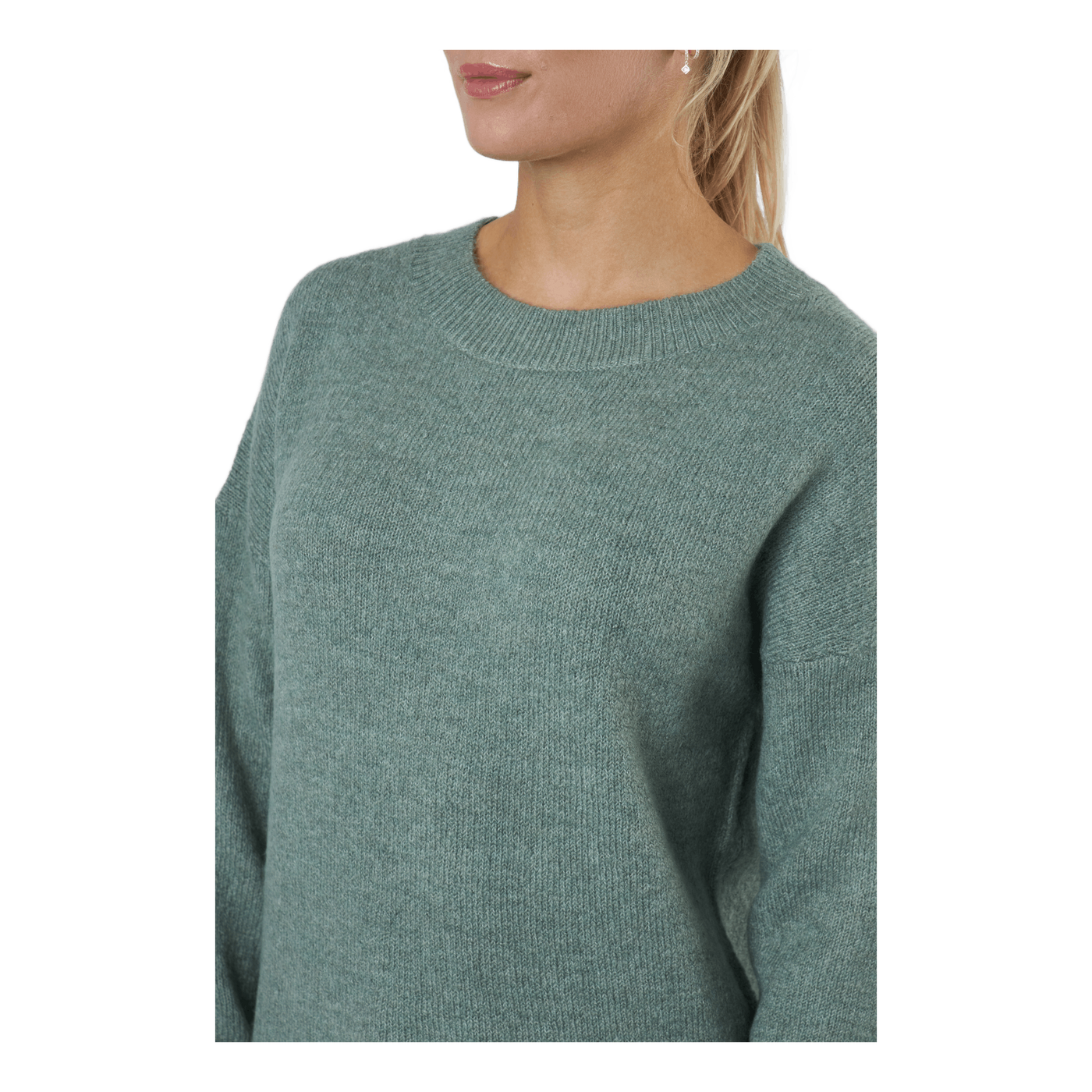 Onlnanjing L/s Pullover Knt Balsam Green