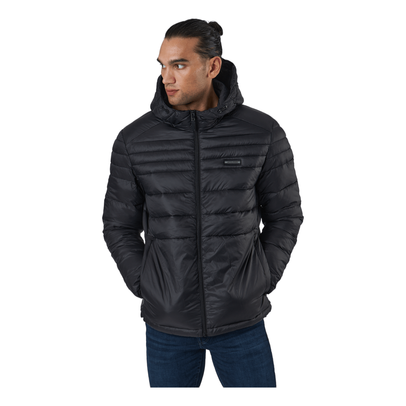 Jjeace Puffer Hood Black