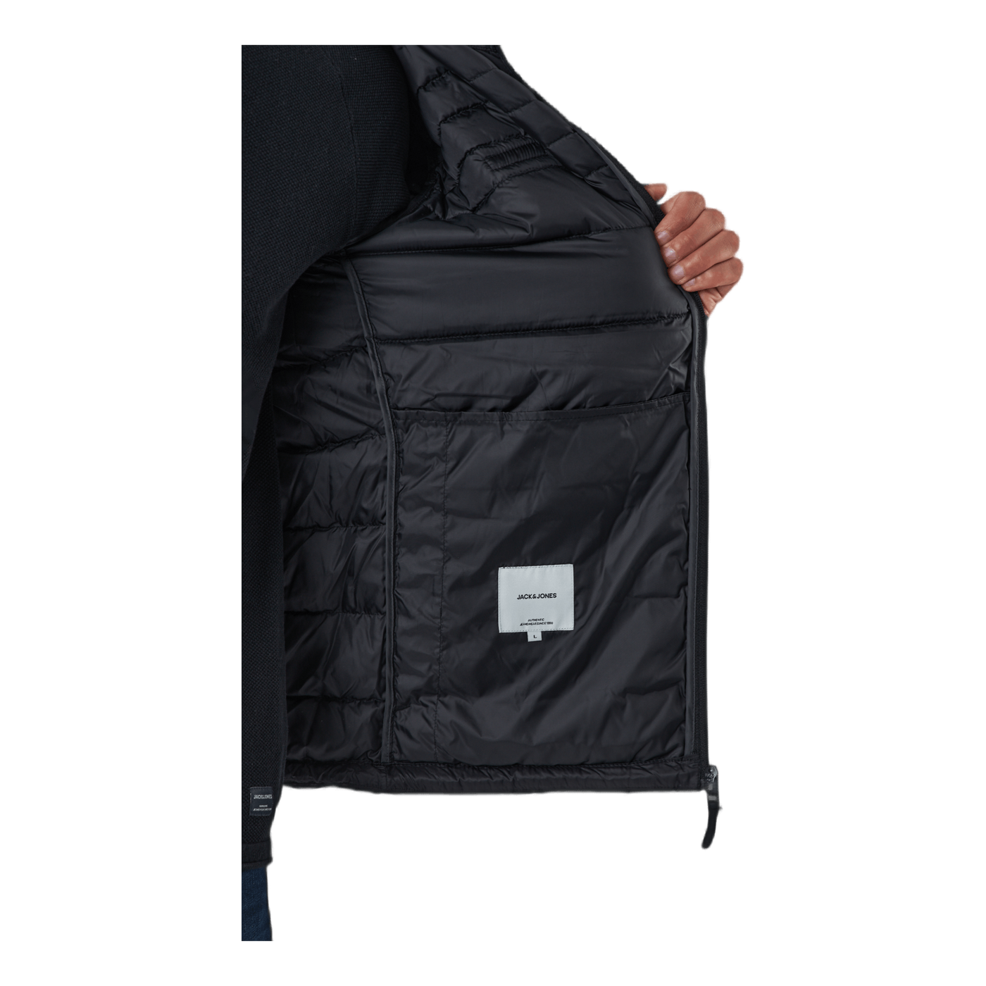 Jjeace Puffer Hood Black