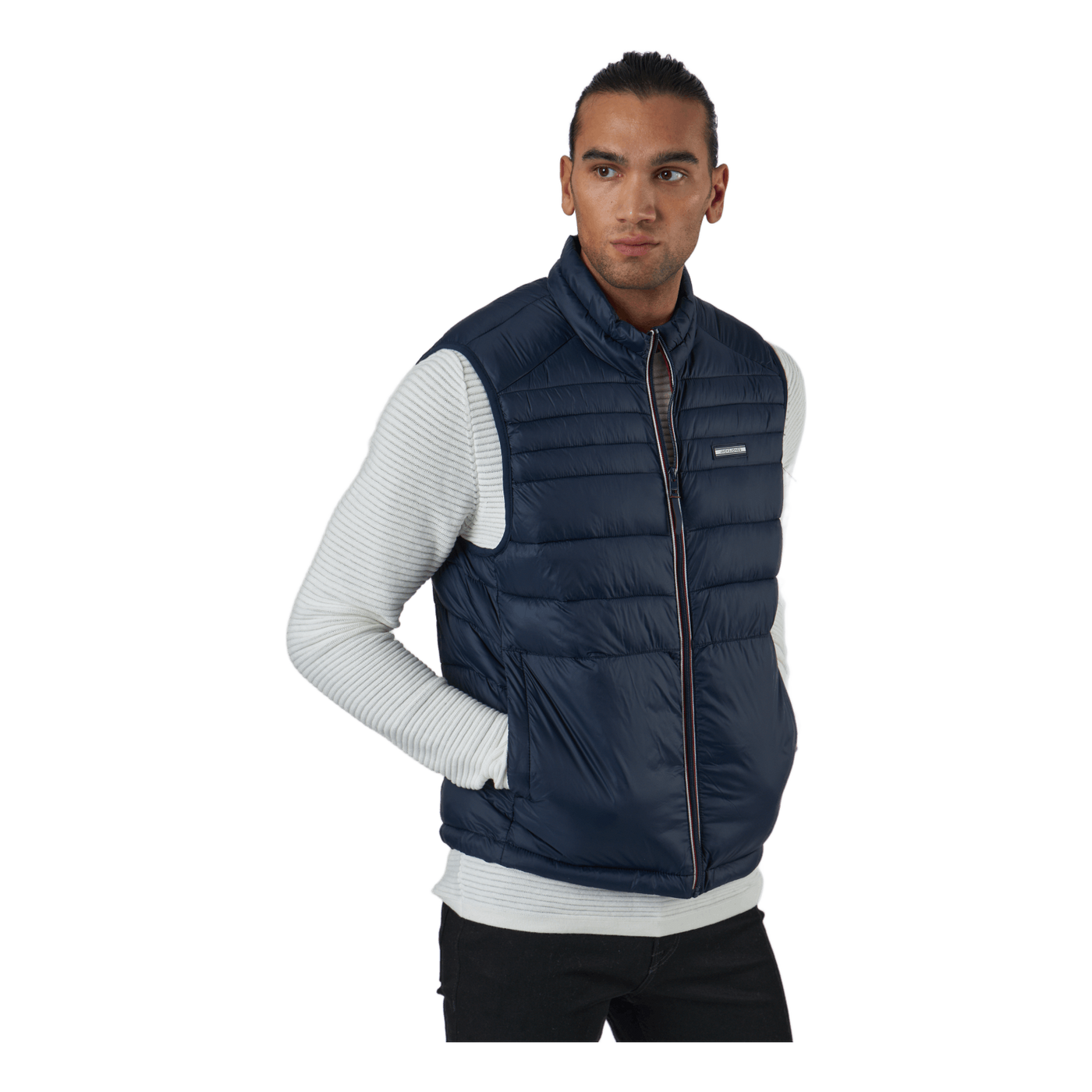 Jjeace Bodywarmer Collar Navy Blazer