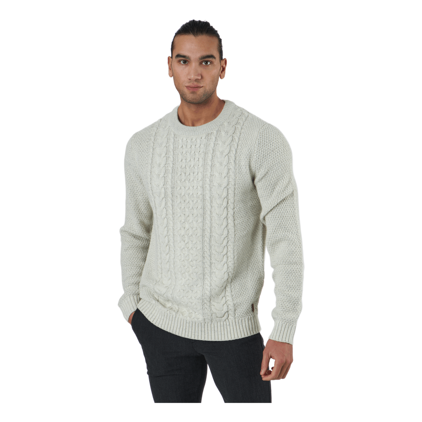 Jjcraig Knit Crew Neck Cloud Dancer