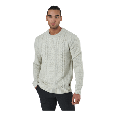 Jjcraig Knit Crew Neck Cloud Dancer