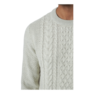 Jjcraig Knit Crew Neck Cloud Dancer