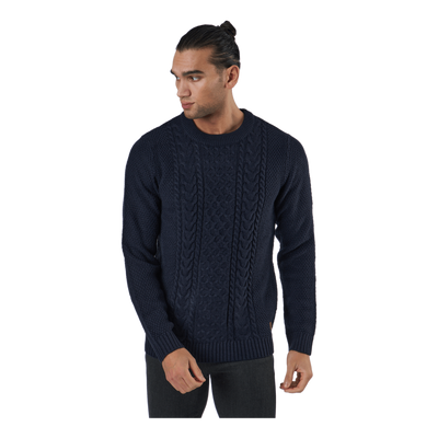 Jjcraig Knit Crew Neck Sky Captain