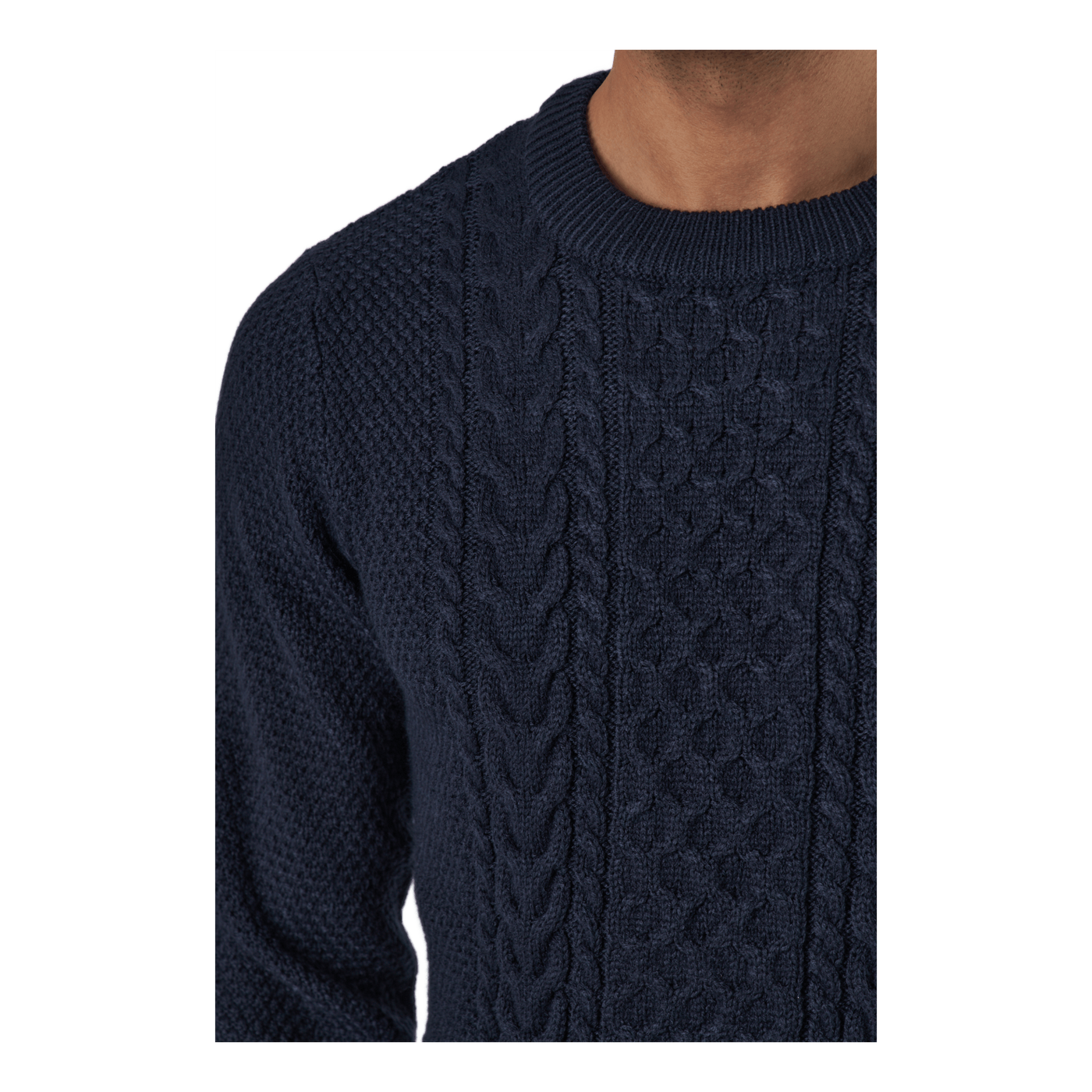 Jjcraig Knit Crew Neck Sky Captain