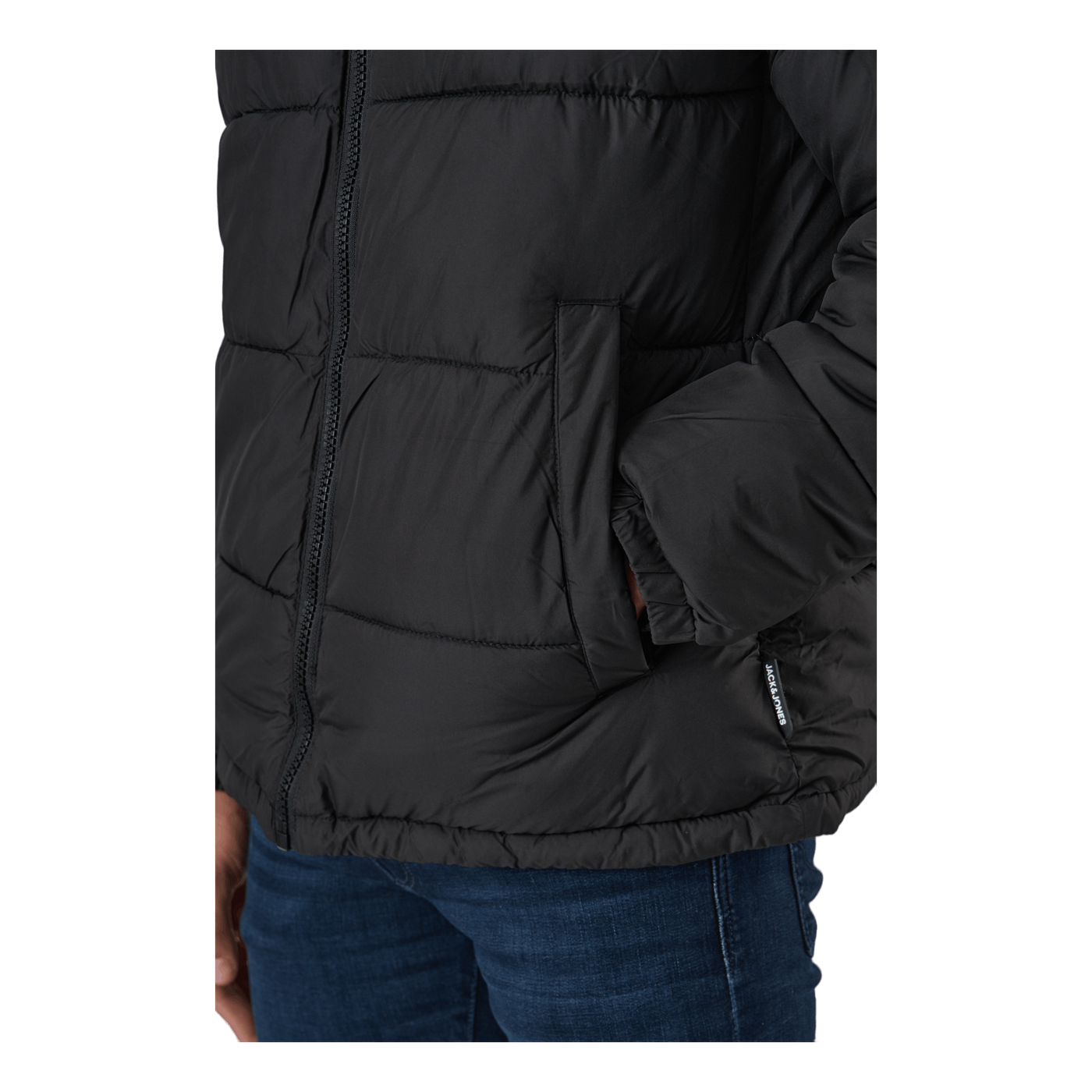 Jjpaul Puffer Hood Black