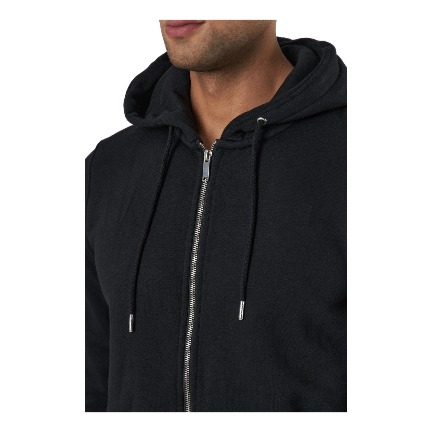 Jjesoft Basic Sweat Zip Hood Black