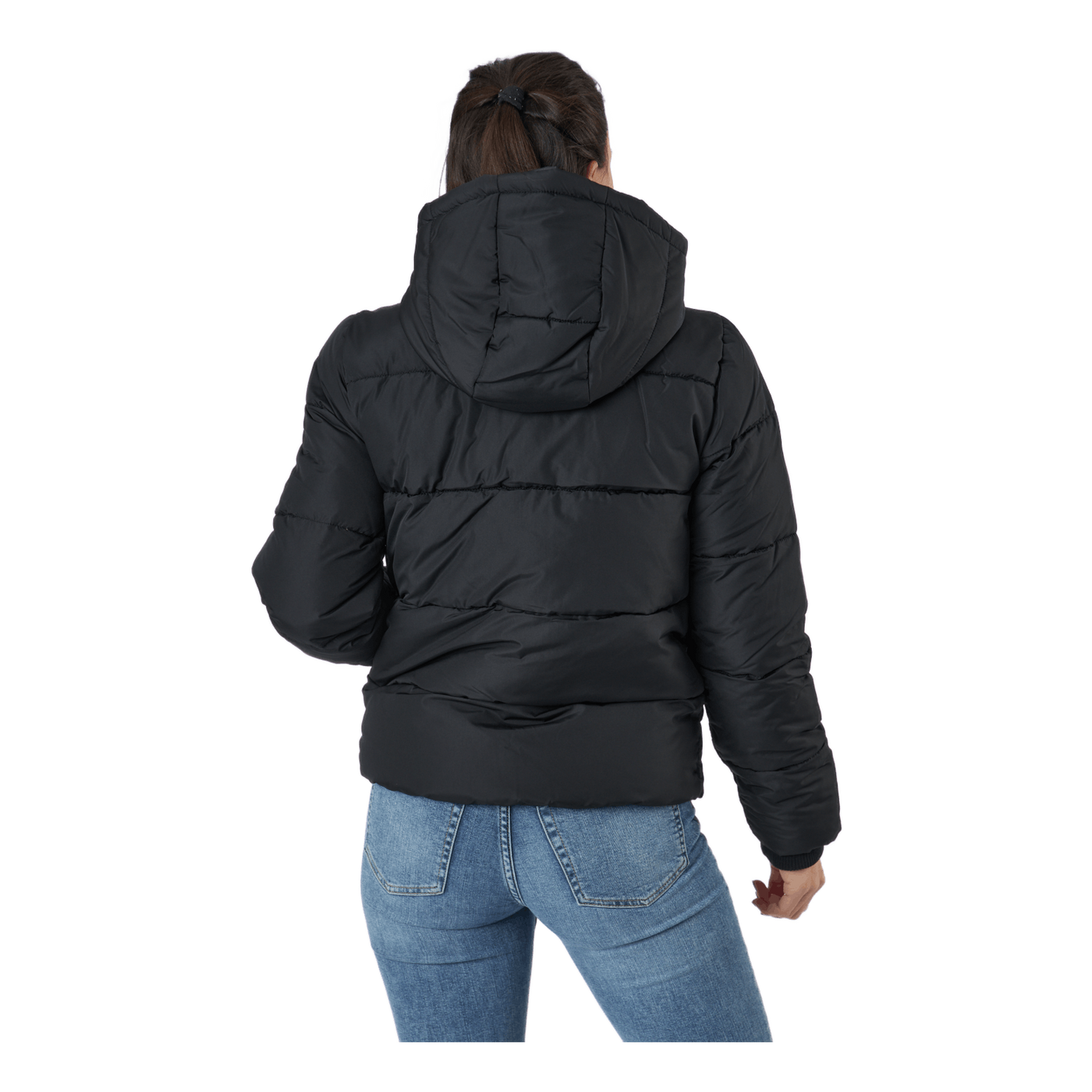 Pcbee New Short  Puffer Jacket Black