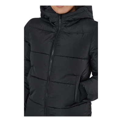 Pcbee New Short  Puffer Jacket Black