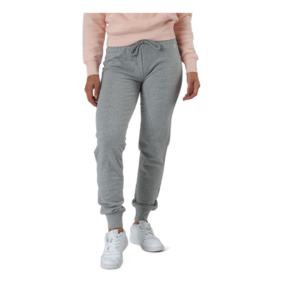 Rib Cuff Pants Gray Melange Light