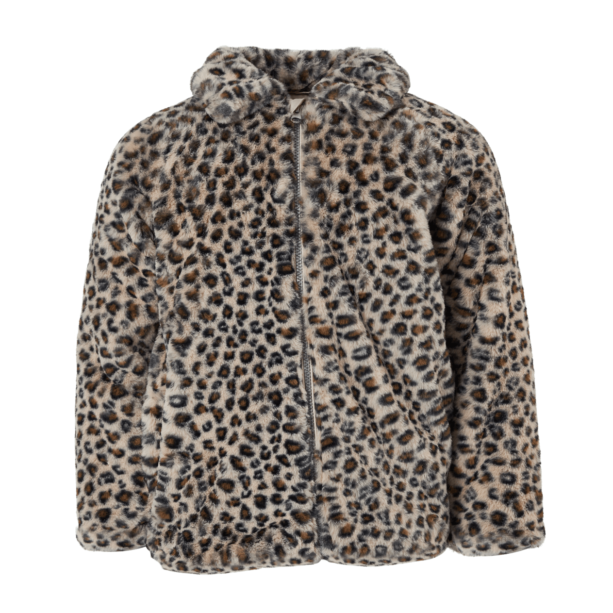 Nkfmaddie Faux Fur Jacket Silver Mink