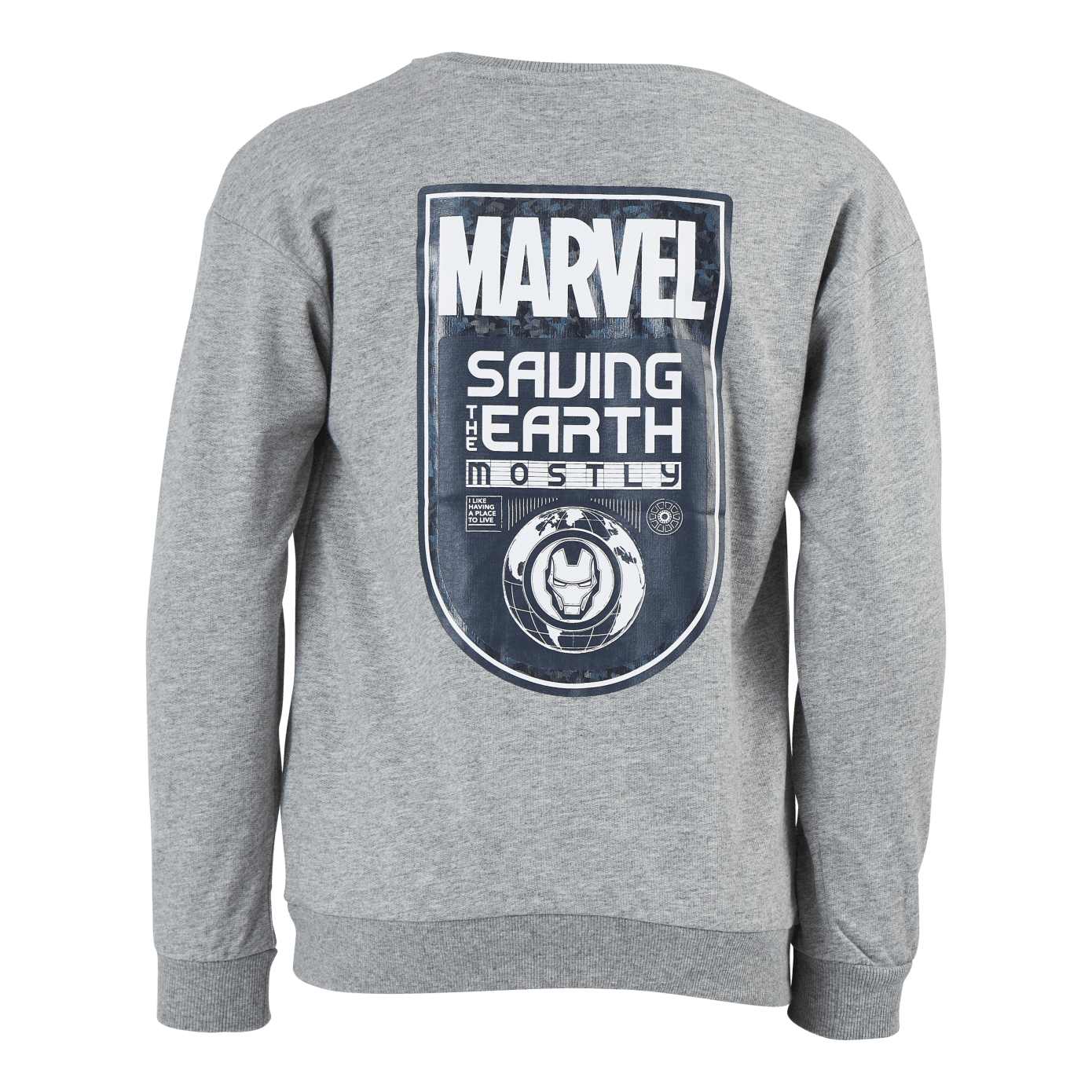 Nkmmarvel Patryc Sweat Bru Mar Grey Melange